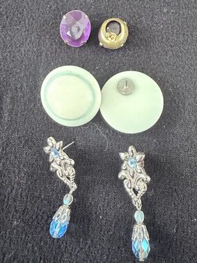 Post Earrings Lot - 3 Pair